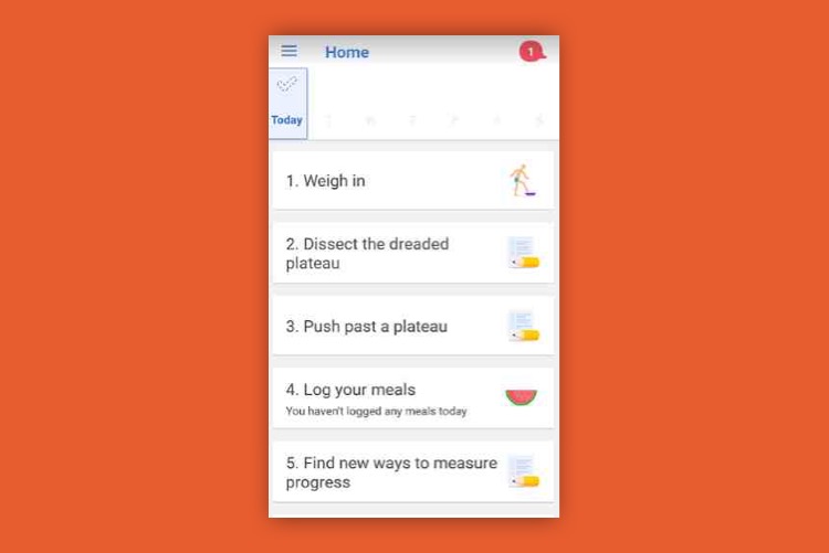 noom The daily logging helped me keep track of what I had eaten and where I needed work, how I was progressing, and what to focus on next